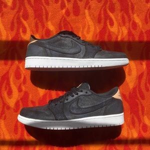 Air Jordan 1 Retro Low OG Premium Black Tan